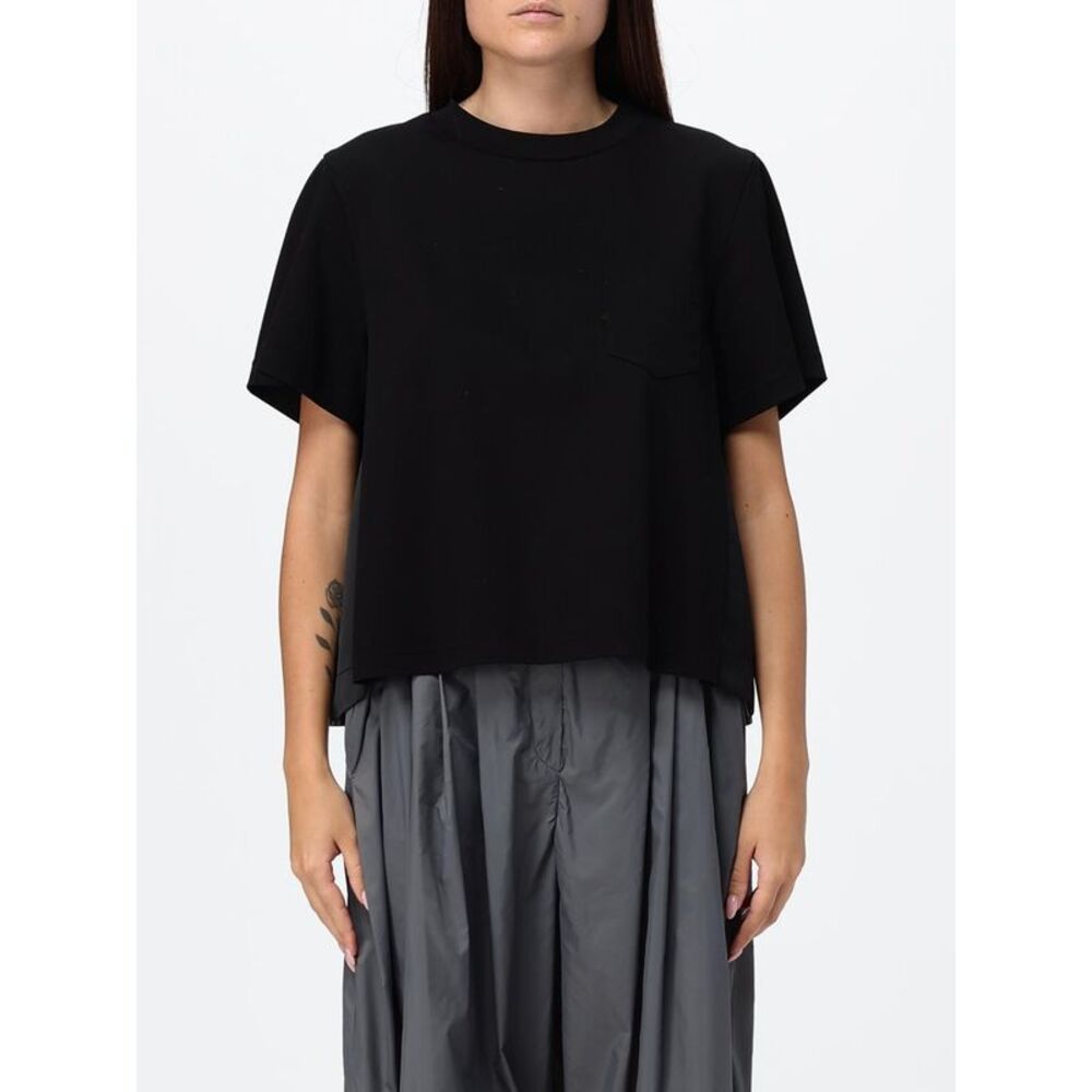 Sacai T-Shirt Woman Black